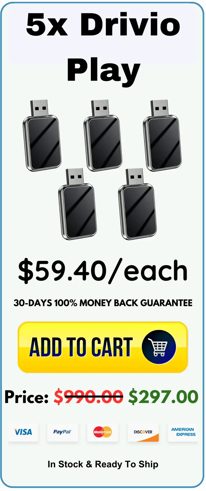Drivio Play offer package price